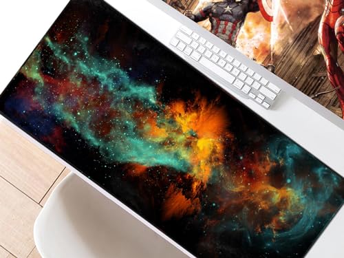 Image of JIALONG Gaming Mouse Pad Desk Mouse Mat Large Size 35.4 x15.7inches Comfortable XXL Mousepad for Work Gaming Office Home