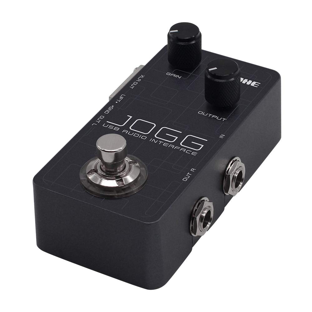 Hotone Jogg UA-10 USB Audio Interface Pedal For Home Studio Support ASIO : Musical Instruments