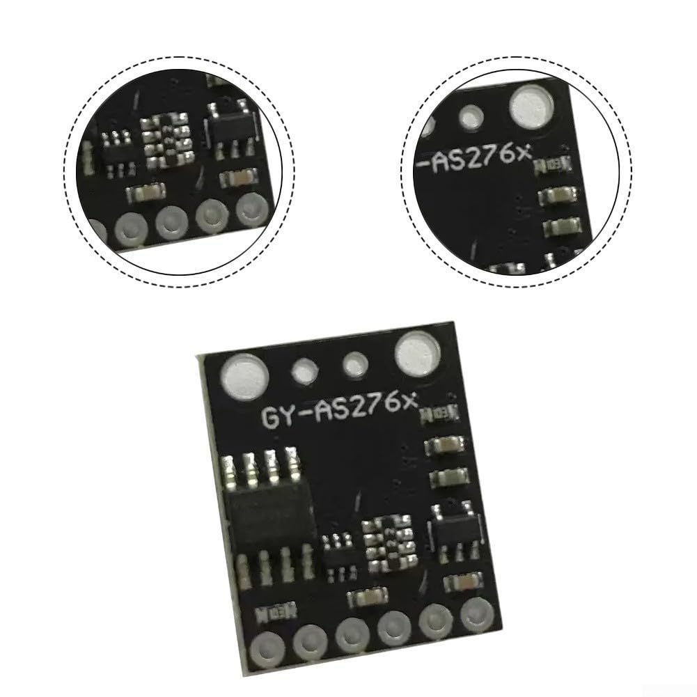 AS7262 AS7263 AS7341 AS7343 Spektralsensormodul, sichtbar und Infrarot 6-16 K für Farbabstimmung, Materialanalyse, kompaktes Design, energieeffizient, PCB schwarz (AS7343)