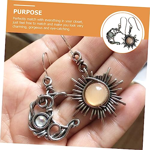 Boucles d'oreilles rétro légères en alliage pour sublimer sans douleur les lobes