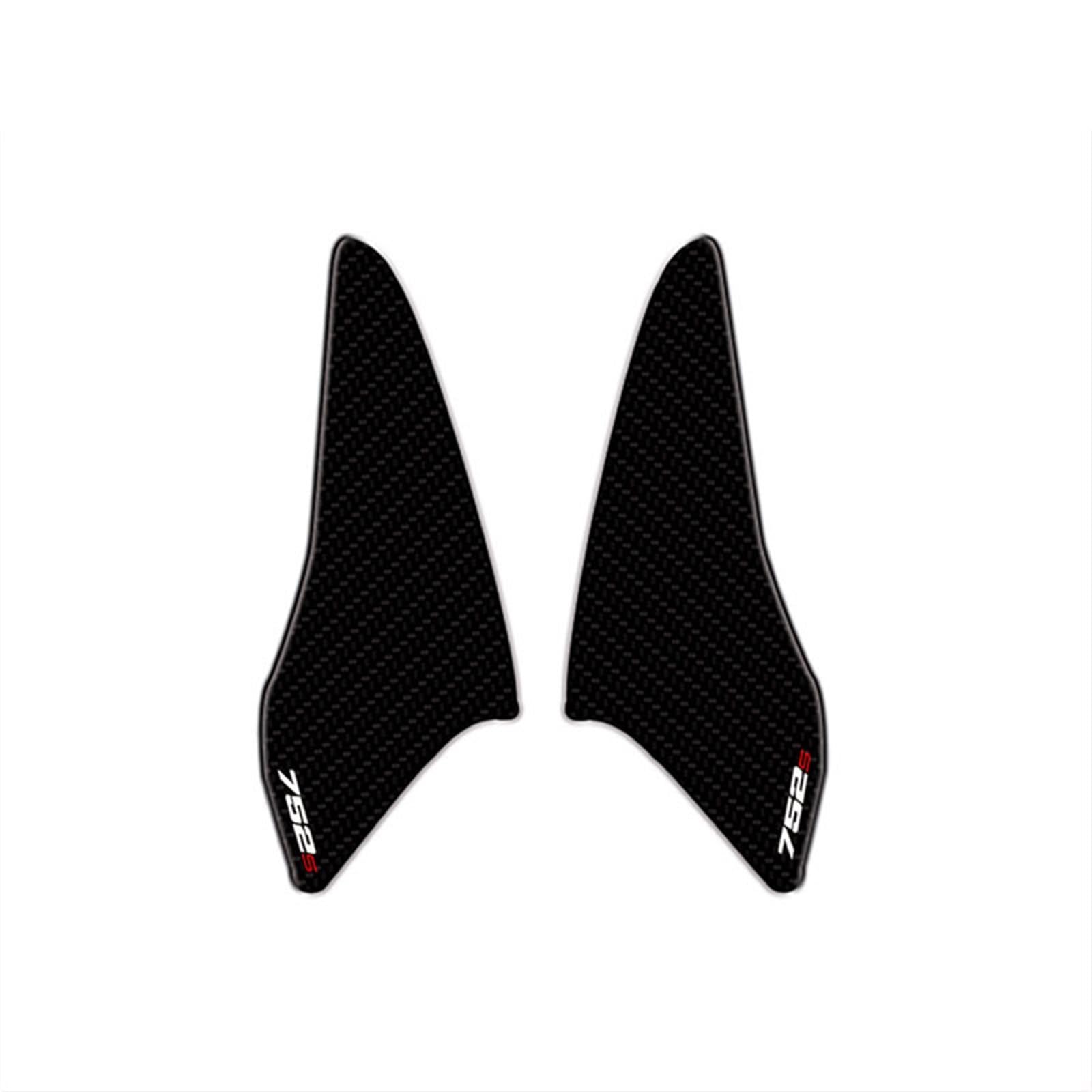 Protezione adesiva Moto Rilievo Del Carro Armato Carburante Della Protezione Decalcomania Caso In Fibra Di Carbonio Per Benelli 752 S(Black 5)