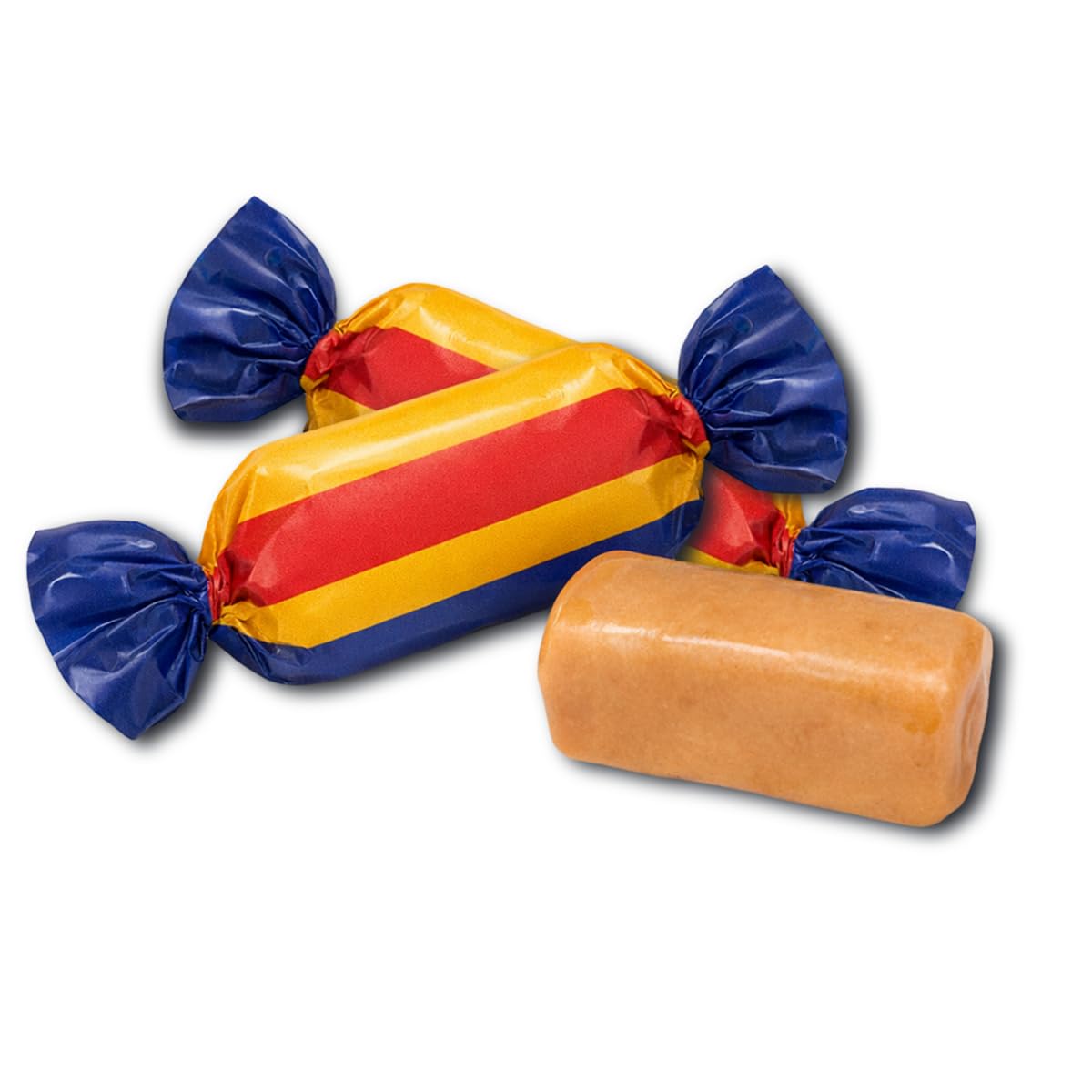 Honey-Flavored Chewy Candy With Almond Bits - Individually Wrapped - 3 Pounds - (Approx 200 Pieces),