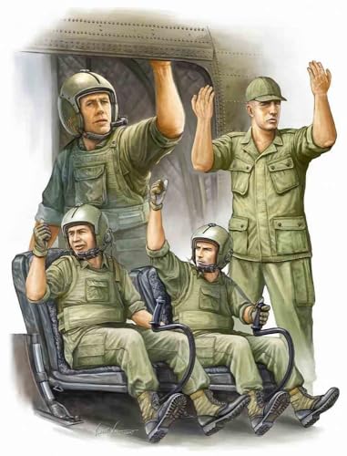 Set de Figuras Trumpeter US Army CH47 1/35 (4 piezas) miniatura 1