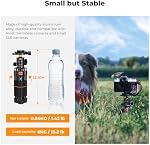 K&F Concept 21.65"/55cm Mini Tripod, Desktop Tripod with 360° Ball Head, 1/4 inch Quick Release Plate Aluminum Alloy Travel Tripod for DSLR Camera Video Camcorder, Max Load: 13.22 lbs/6 KG | Ball Head, Load up to 13.22 lbs/6 KG, 1/4 inch Quick Shoe P