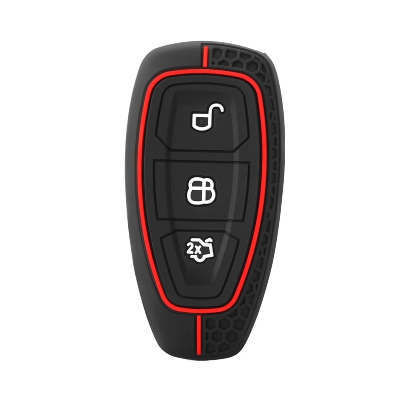 Housse télécommande pour Ford C-Max Mondeo protection clé noire - 6