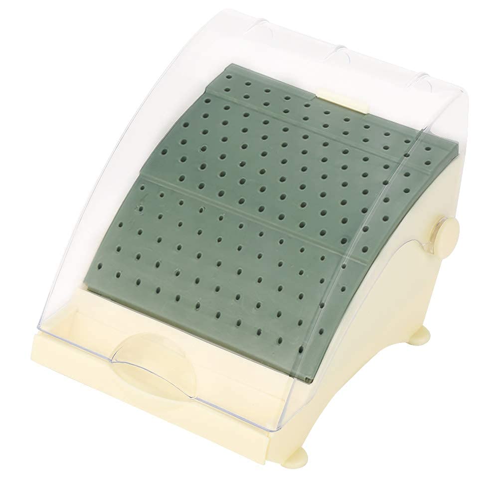 Marhynchus Supporto Porta Frese Dentale con 142 Fori, Autoclavabile, Cassetto Estraibile, Custodia per Disinfezione