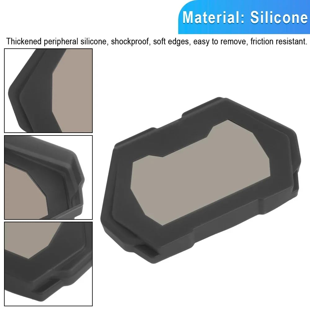 Kukirin - Custodia protettiva impermeabile in silicone, copertura per schermo del tachimetro per KUGOO Kukirin G2 PRO/MAX scooter elettrico, copertura protettiva per schermo del cruscotto