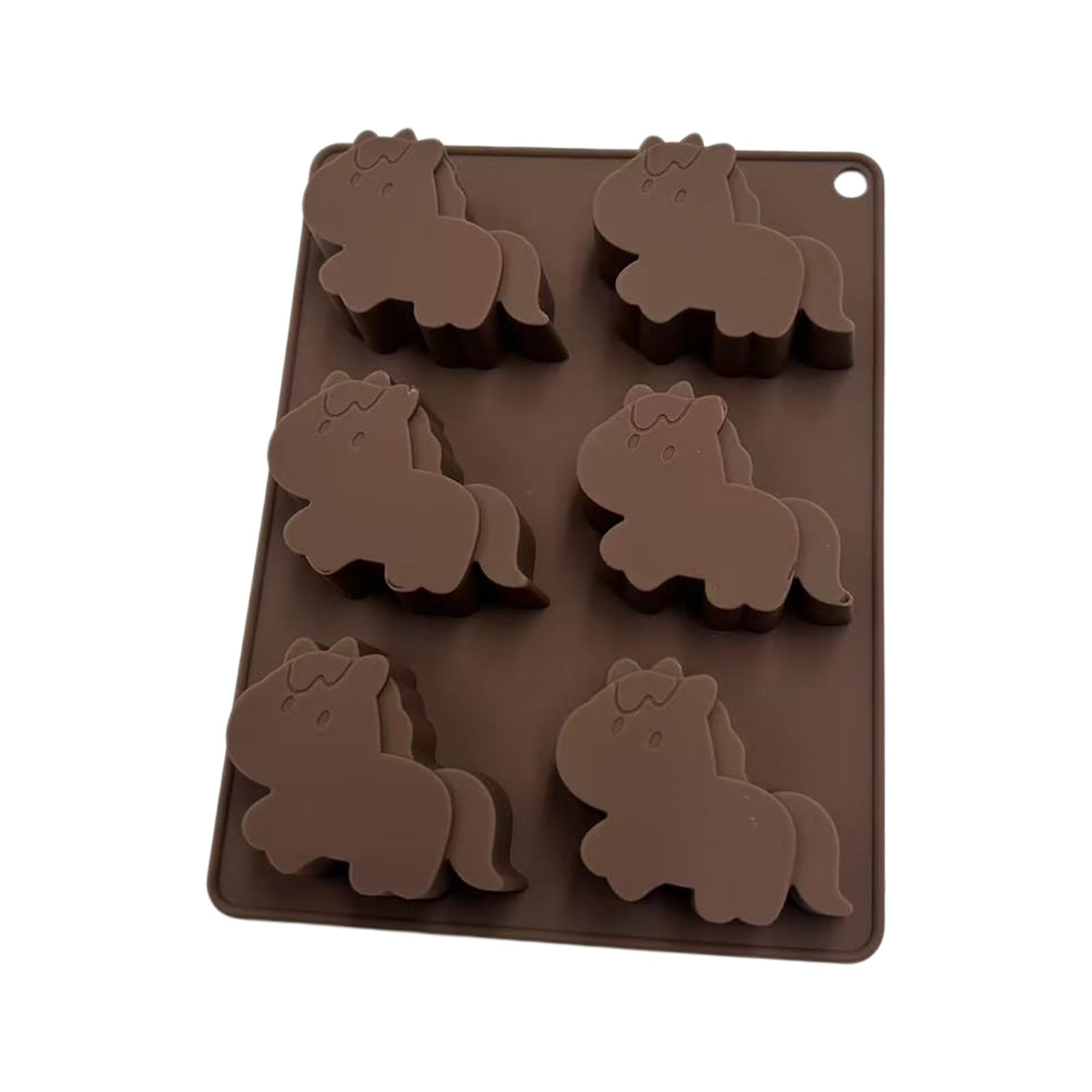 Oxxggkao Horse Ice Maker 6 Cavities Silicone Molds Food Grade Silicone for Chocolate Candies Cocktails Innovation Molds