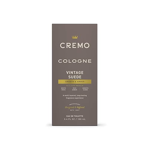 Miniatura 7 de Cremo Colonia para hombres  Spray de colonia de gamuza vintage para hombre, una combinación de musgo blanco, ámbar rico y gamuza suave, fragancias
