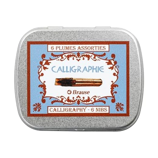 Brause 21000B Brause - Bolígrafo de caligrafía (6 unidades)