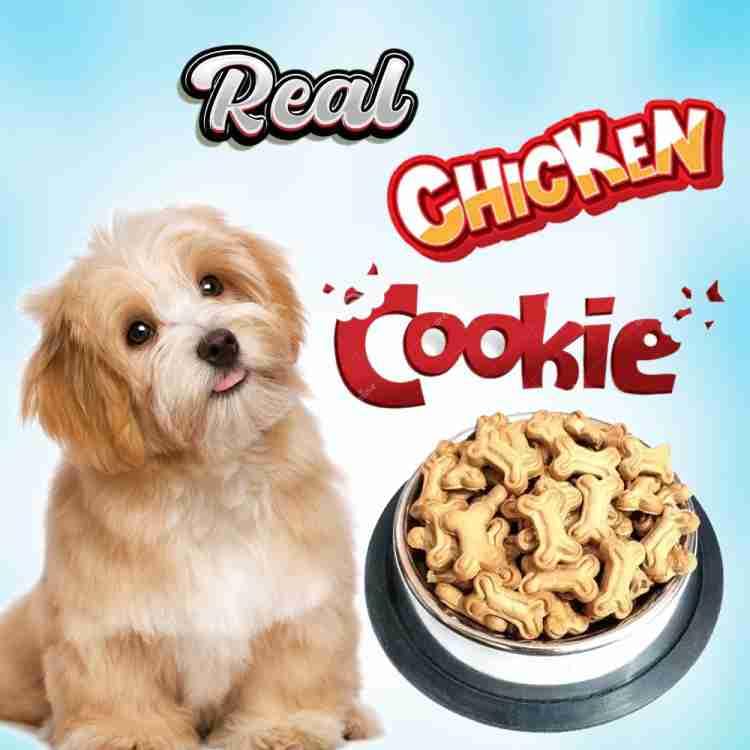 Image of Dog Puppy Biscuit 4 kg Chicken Flavour Soft Oven Baked Biscuit Chicken 4 kg Dry New Born, Young, Adult Dog Food