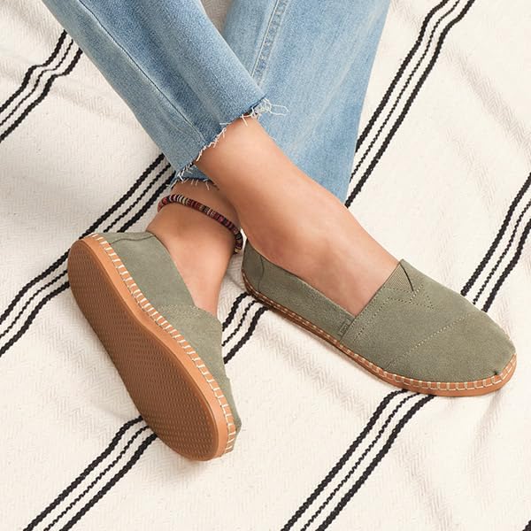 Image of Toms Womens Alpargata Leather Wrap