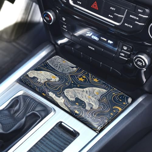 Organizador de coche de cuero miniatura 5