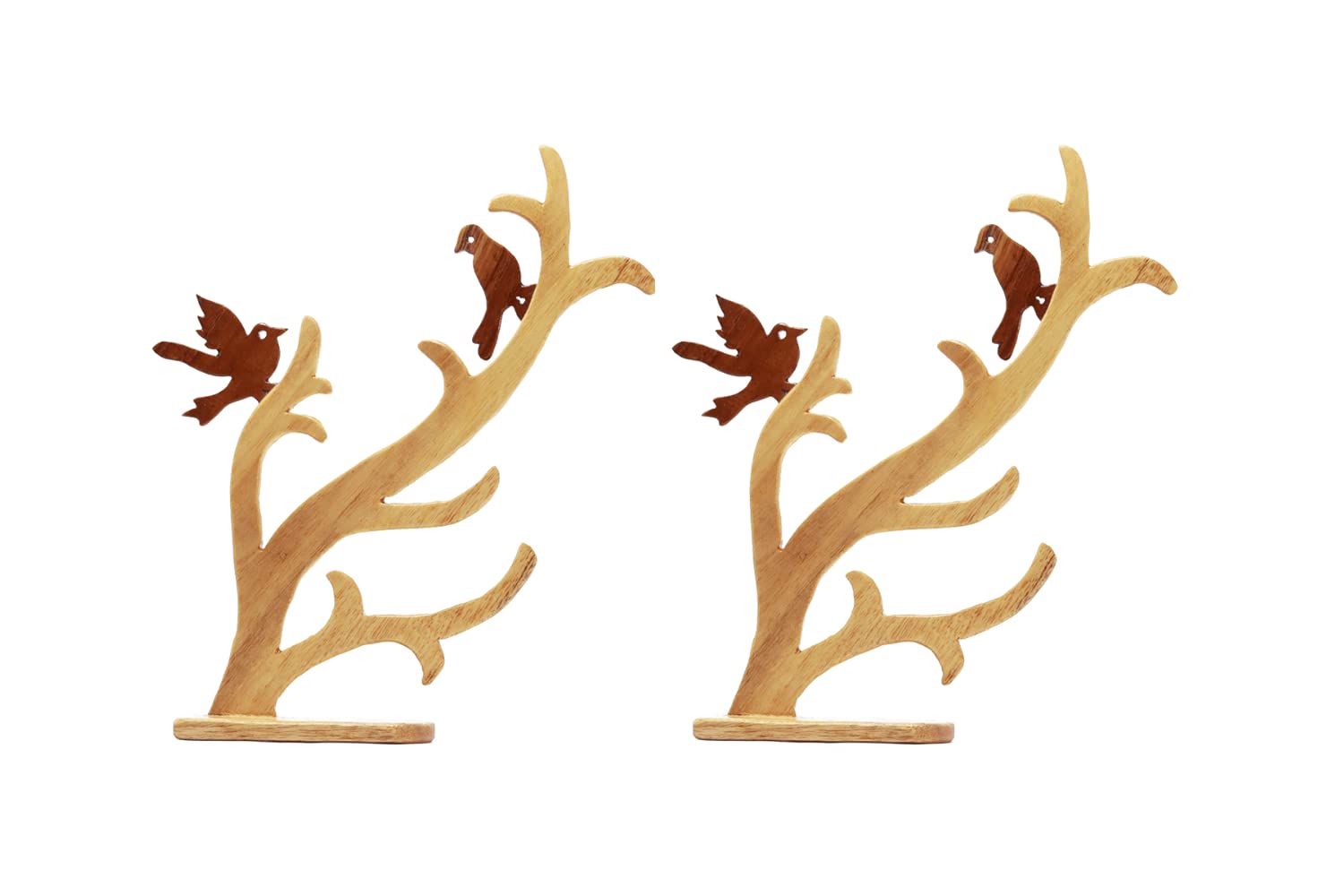 Oiseaux amoureux en bois, création artisanale pour célébrer l'amour au quotidien