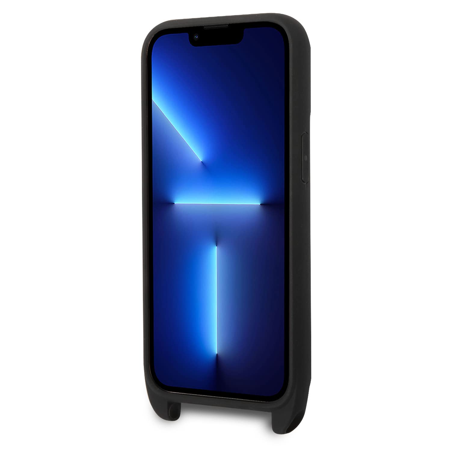 Custodia Rigida Karl Lagerfeld Per IPhone 14 6,1" | Cover Con Cinturino Regolabile E Patch 3D Firmata