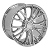 OE Wheels CV22B 19 Inch Rim Fits C6 Corvette C7 Z06 Style 5x120.65 19x10 Chrome - Hollander 5734 (1)