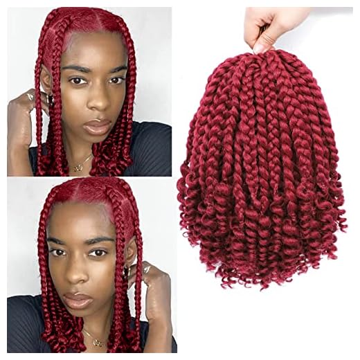 Crochet Box Braids with Curly Ends 10 inch bug# Short Bob Box Braid Crochet Hair Jumbo crochet braids Hair for Black Women(bug#, 6 Packs)