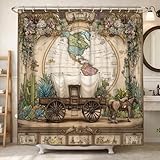 Perfetta per una varietà di ambienti, questa tenda da doccia può migliorare il tuo bagno, la camera degli ospiti o anche uno spazio a tema rustico, portando un tocco di eleganza ovunque venga utilizzata.