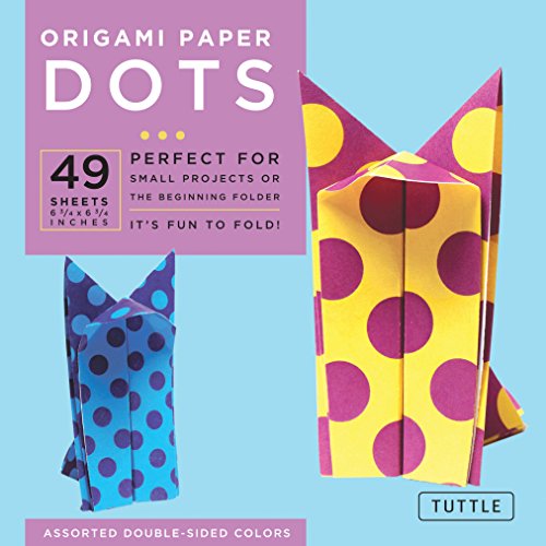 Origami Paper - Dots: Tuttle Origami Paper: Origami Sheets Printed With 8 Different Patterns: Instructions for 6 Projects Included (Tuttle Specials)