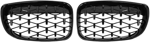 Miniatura 2 de Parrilla para BMW Serie 1 E81 E82 E87 E88 2007-2011, 1 par de rejillas de parachoques delantero para riñón