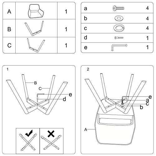 Canglong Leisure Modern Living Dining Room Accent Arm Chairs Club Guest With Solid Wood Legs, Set Of 2, Grey #TOP5