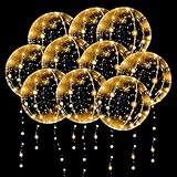💖【Breiter Einsatz】Die transparenten Heliumballons eignen sich für so viele Anlässe wie Geburtstag, Hochzeitsnacht, Sommerstrand, Feiertage wie Weihnachten. Leuchtende Luftballons können Ihre Party aktiver und unvergesslicher machen. Verwenden Sie sie als Partyzubehör, Ballondekoration oder Partydekoration.