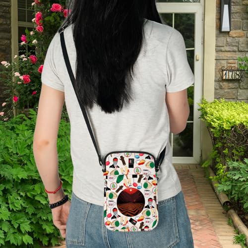 WZMPA Bolsa tiracolo Dale Cooper Fans Peaks Movie Lover Gift Laura Palmer Bolsa de ombro Horrible Mo