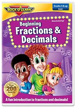 DVD Beginning Fractions & Decimals DVD by Rock 'N Learn Book