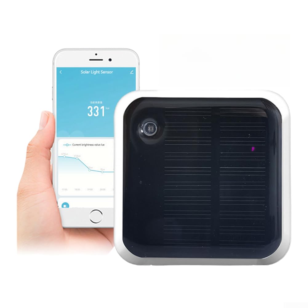 Capteur de lumière à énergie solaire, pour capteur de lumière Zigbee, capteur de luminosité extérieure IP65 avec charge solaire, pour intégration de maison intelligente