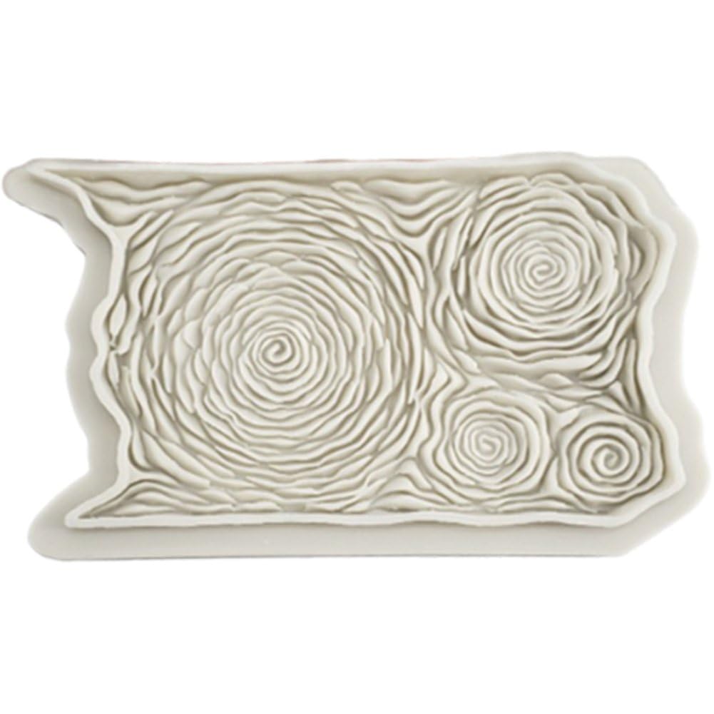 Fituenly Rose Ruffle Simpress Silicone Fondant Mold Ruffled S Gum Paste Icing Mould Cake Sugarcraft Border Decorating Tools