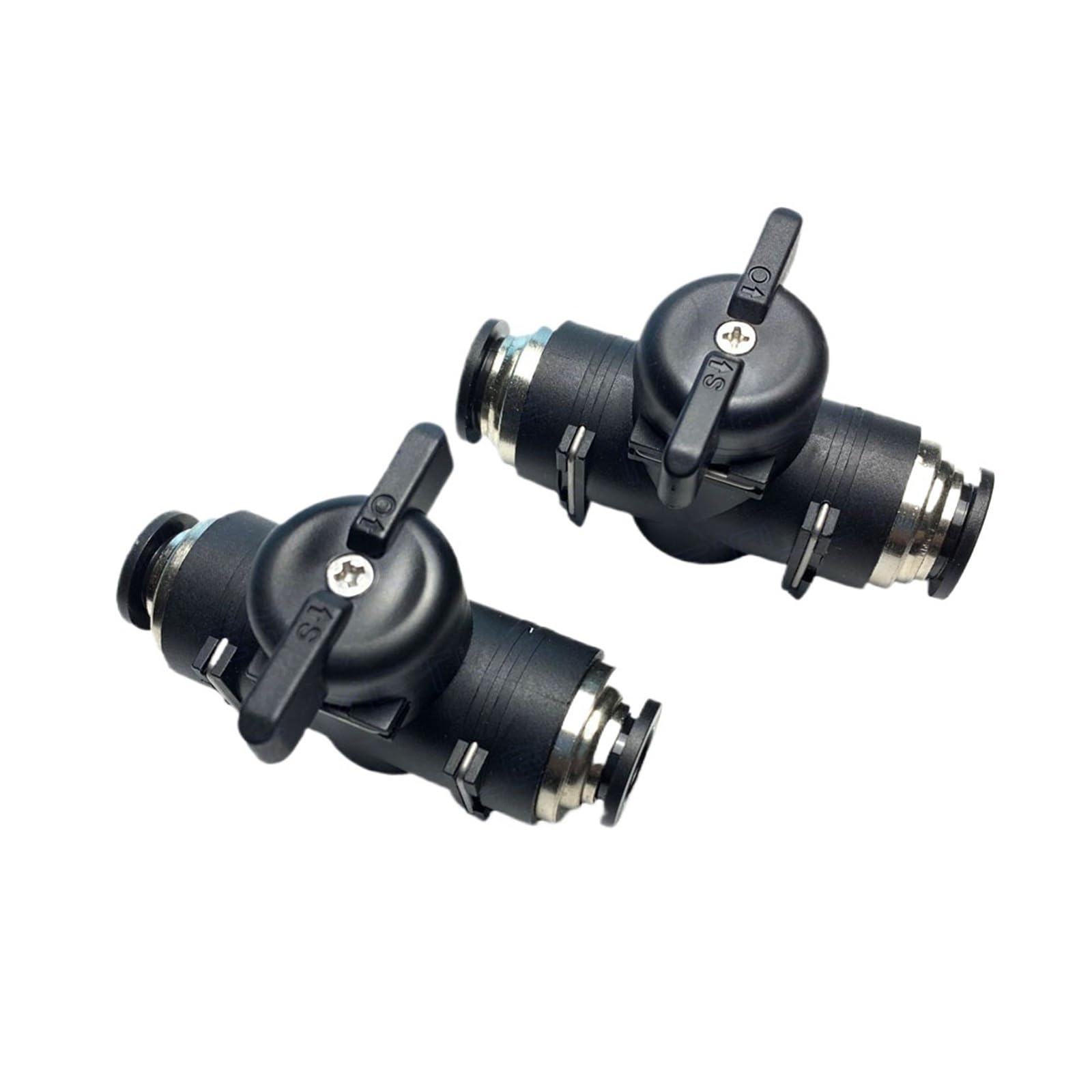 Vanne pneumatique 5/32" étanche avec raccord rapide pour système d'air