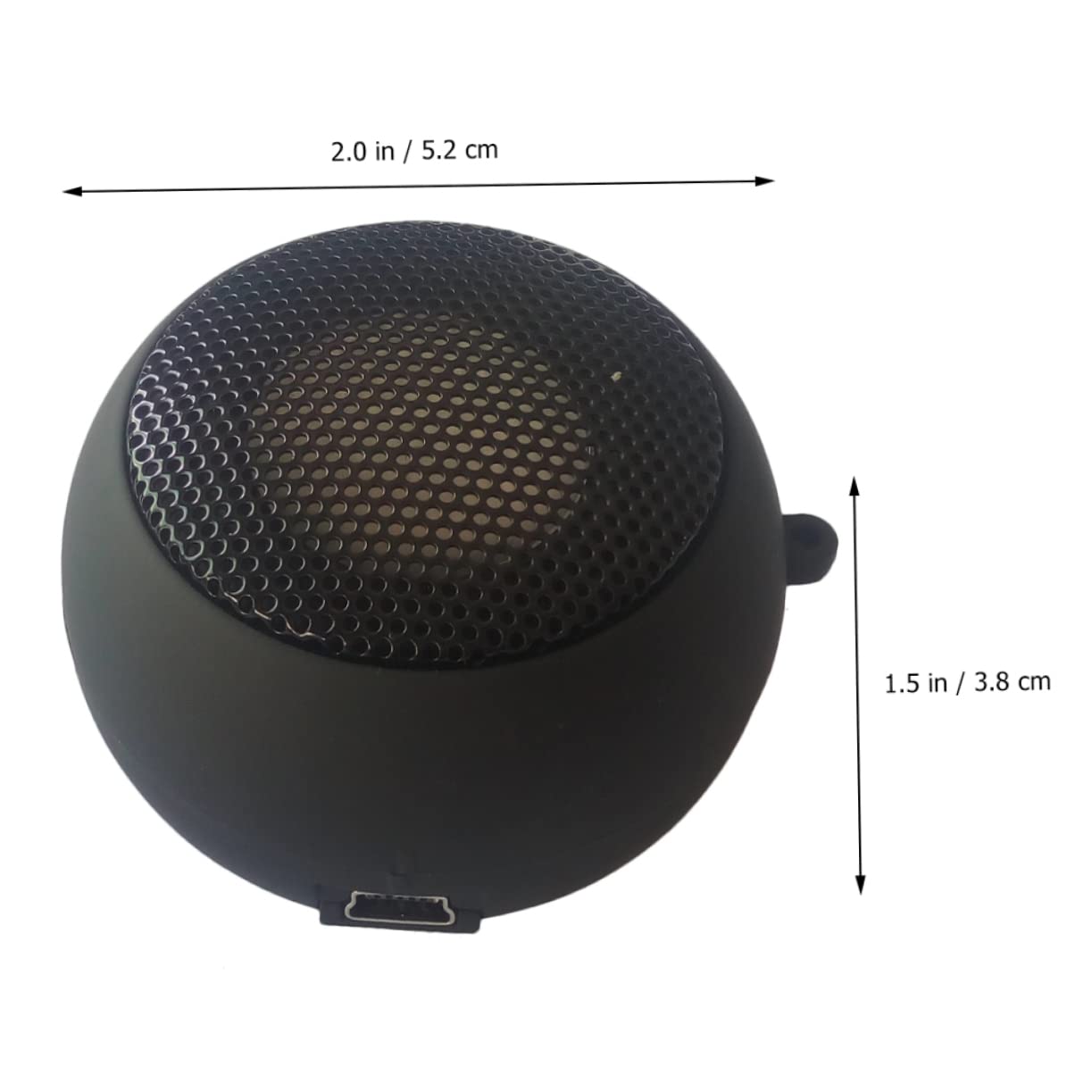 jojofuny USB Rechargeable Speaker Aux Input Portable Loudspeaker for Laptop Phone Tablet Compact Design Easy to Use