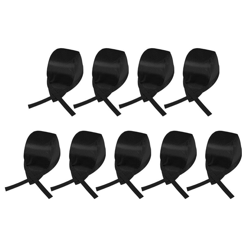 PACKOVE 9pezzi Cappelli Da Cucina in Cotone Cappello Da Cuoco Unisex Per Ristoranti Cappello Da Lavoro Comodo e Traspirante Per Cucinare e Servizio