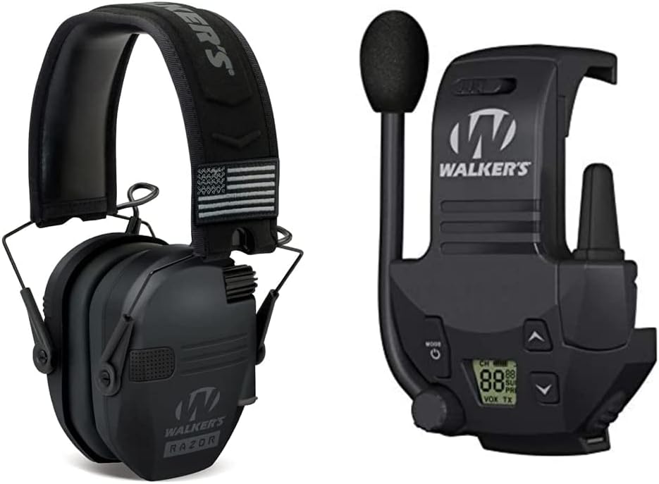 Walkers GWP-RSEMPAT Razor Slim Electronic Muff and Razor Walkie Talkie