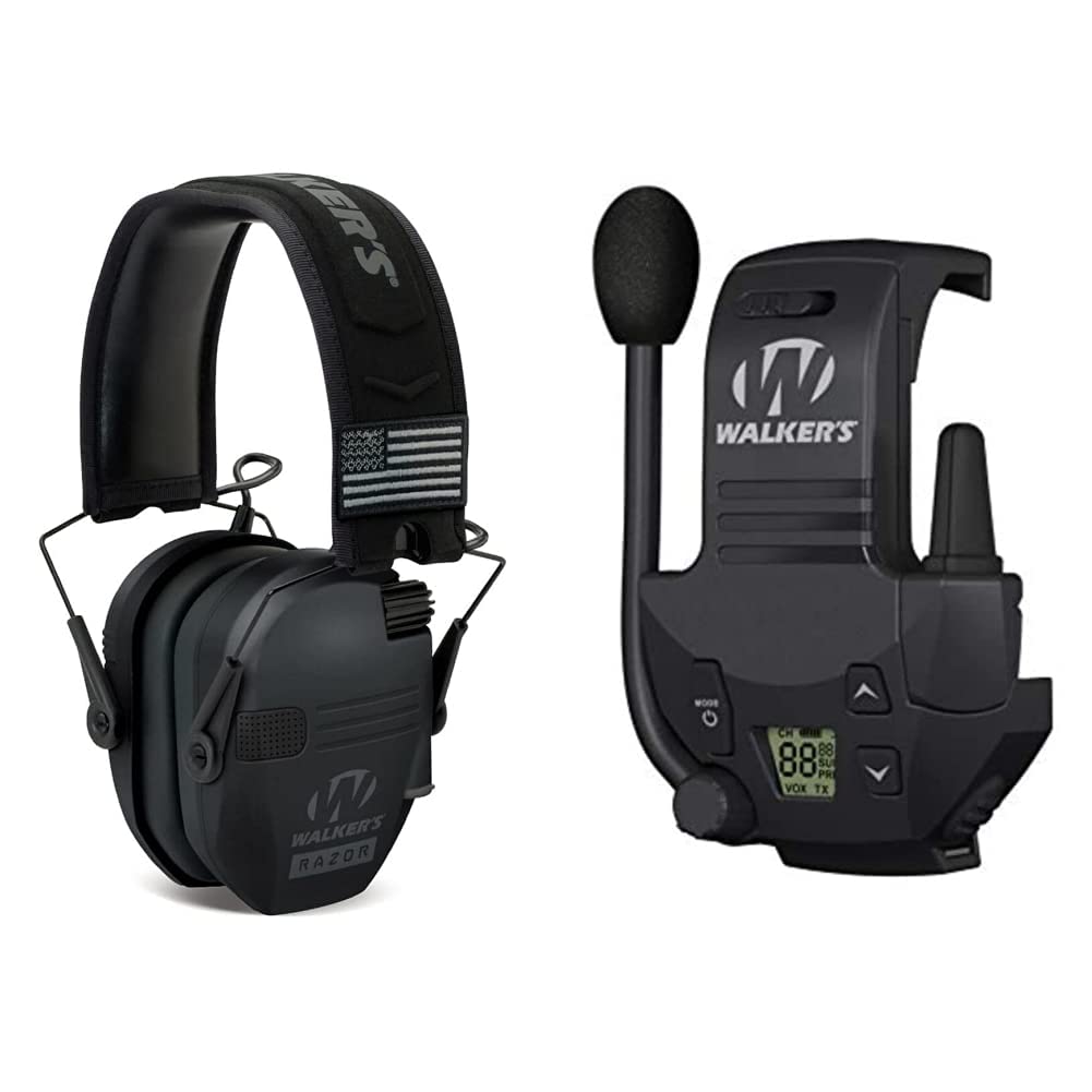 Walker's Razor Slim 電子イヤーマフ GWP-RSEMPAT Amazon.com: Walkers GWP-RSEMPAT Razor Slim Electronic Muff - Black