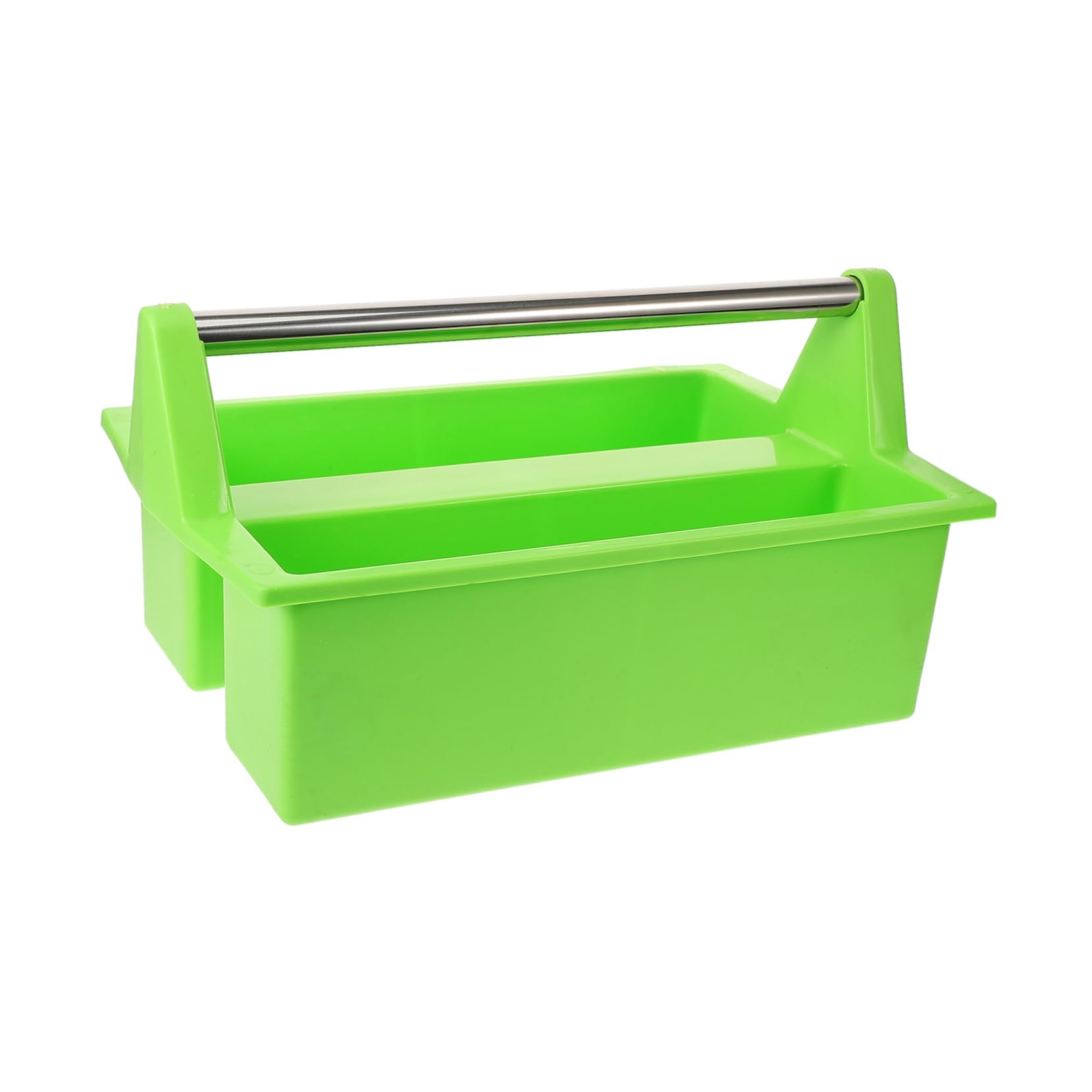 MAGICLULU Handlicher Reinigungsorganisator aus Kunststoff mit 2 Fächern Tragbar und Leicht mit Ergonomischem Griff für Putzmittel und Flaschen zu Hause
