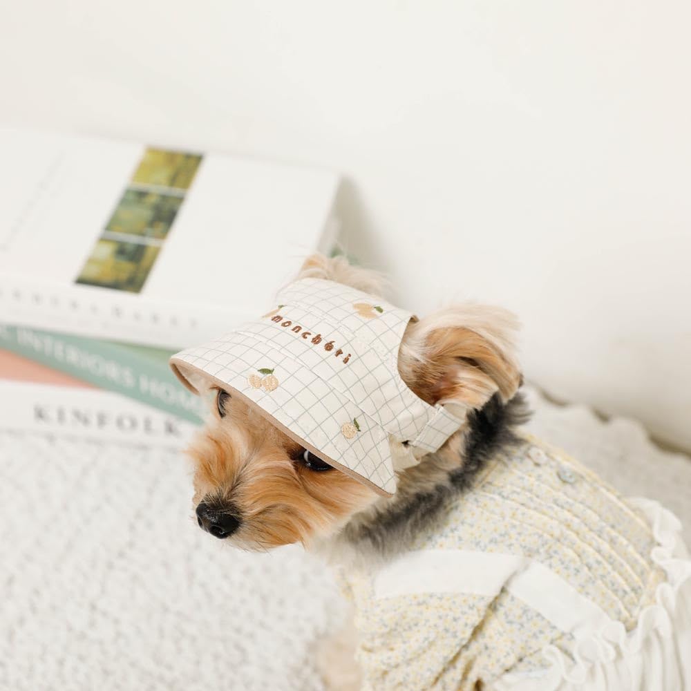 Amazon | monchéri モンシェリ [レモン柄刺繍バケットハット] 犬 服