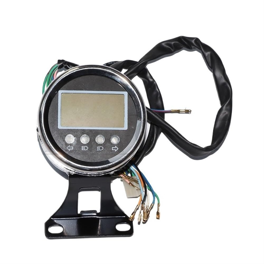 Compteur kilométrique Compteur De Vitesse Moto Rétro Odomètre Tachymètre Indicateur Scooter ATV Compteur Universel Moto Numérique