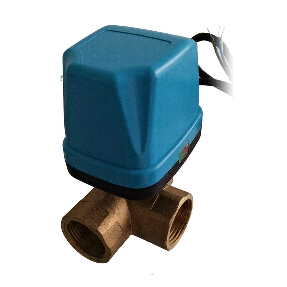 Válvula de zona G1-1/4 de 3 vías, válvula de bola de motor, válvula de conmutación, válvula de tres vías, válvula de bola DN32