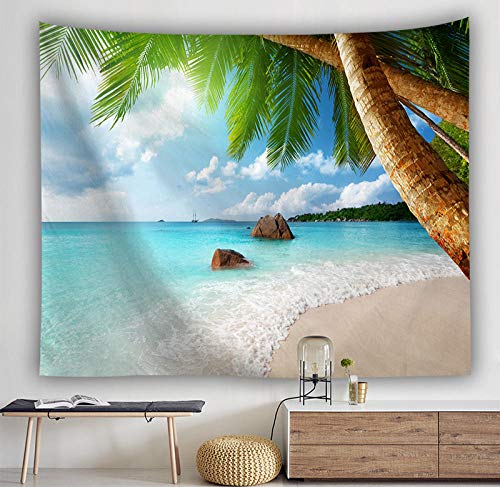 YYZCM Tenture Murales Hippie Tapestry Tapisserie Paysage Coton bohémien Tenture Chambre décor-S/95x73cm Cover