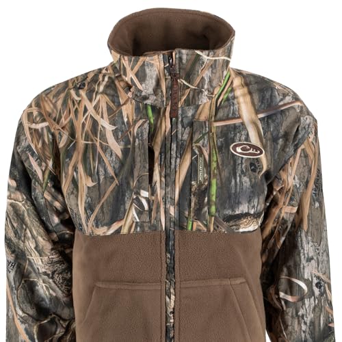 Image of Drake Waterfowl Youth MST Eqwader Warm Moisture-Wicking Fleece Lined Waterproof Windproof Breathable Full-Zip Outdoor Jacket