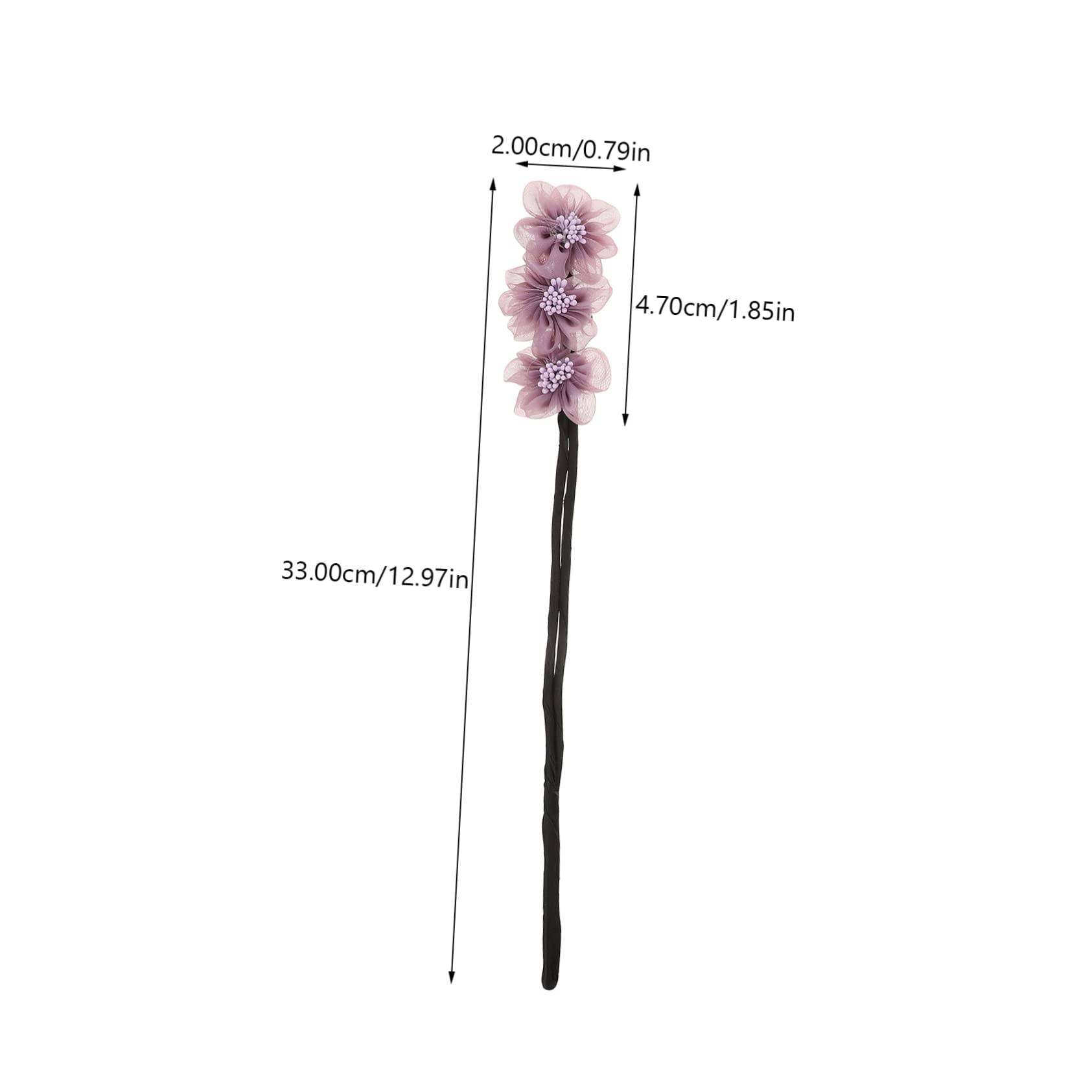12stücke Teiliges Blumen Dutt-maker Für Haarschmuck Dekorative Haarklammern Für Elegante Hochsteckfrisuren Einfach Zu Bedienen Für Schule Partys Zuhause Farben