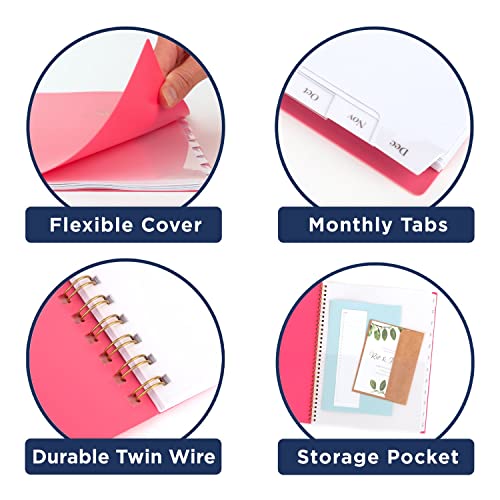 Cambridge 2023 Monthly Planner, 8-1/2" X 11", Large, Workstyle, Pink (1606-900-27) #TOP4