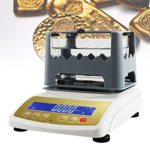 VNATWGOO Precious Metal Purity Tester, Gold Purity Analyser, Gold Density Meter, Karat Measuring Device, for Silver, Platinum, Palladium, Jade,600K
