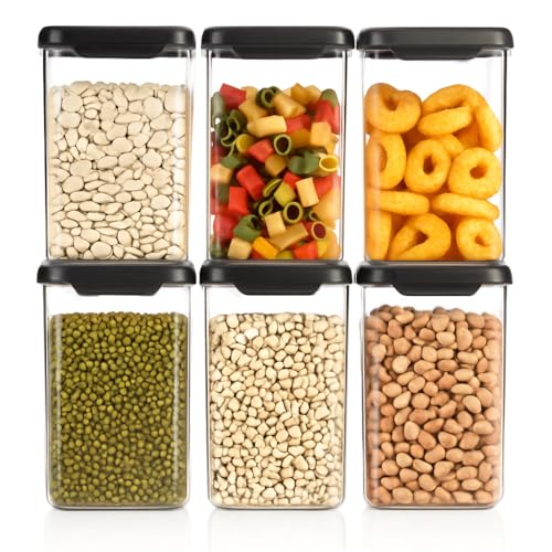The Ultimate Pantry Organization Guide 3 MTVP Air Tight Kitchen Containers Set of 6, Kitchen Storage Box f...