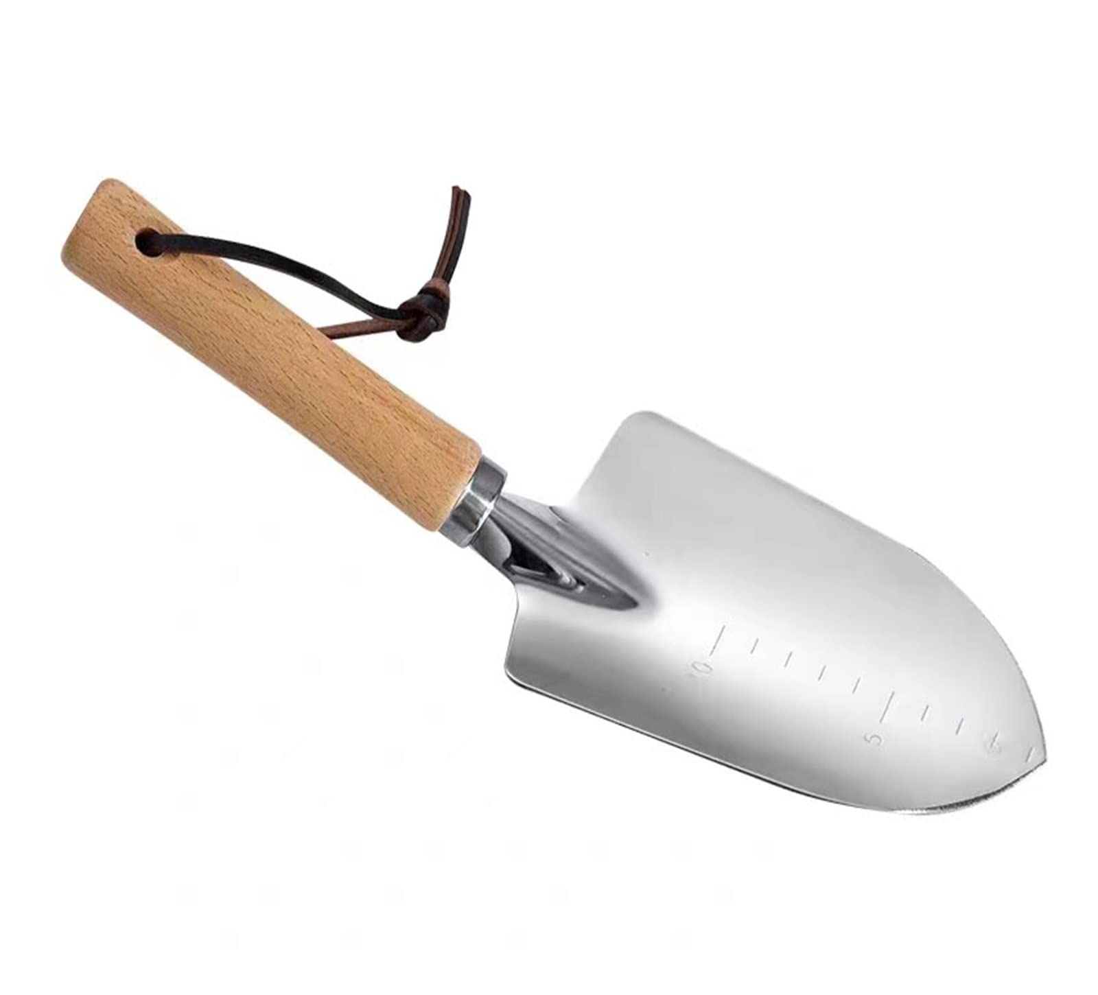 Garten-Blumentopfwerkzeuge, Gartenwerkzeug, Unkrautentferner, 3-teiliges Gartenwerkzeug-Set mit Holzgriffen, Kelle, Handverpflanzungsmaschine, Unkrautstecher und Gabel, aus Edelstahl (Color : E-5Pcs G