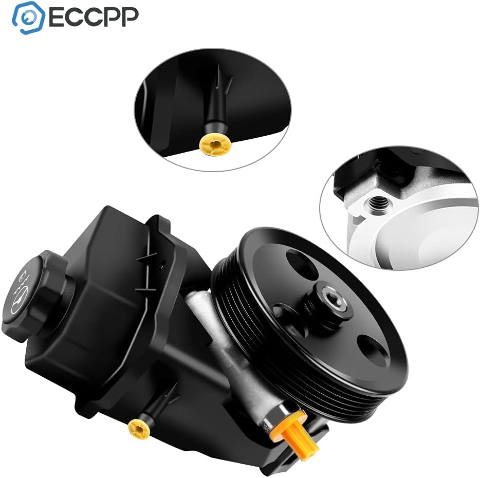 ECCPP Power Steering Pump fit for Chevrolet Impala 2006 2007 2008 2009 2010 2011 3.5L 3490CC 213Cu. In. V6 FLEX OHV Naturally Aspirated Replace #20-69989