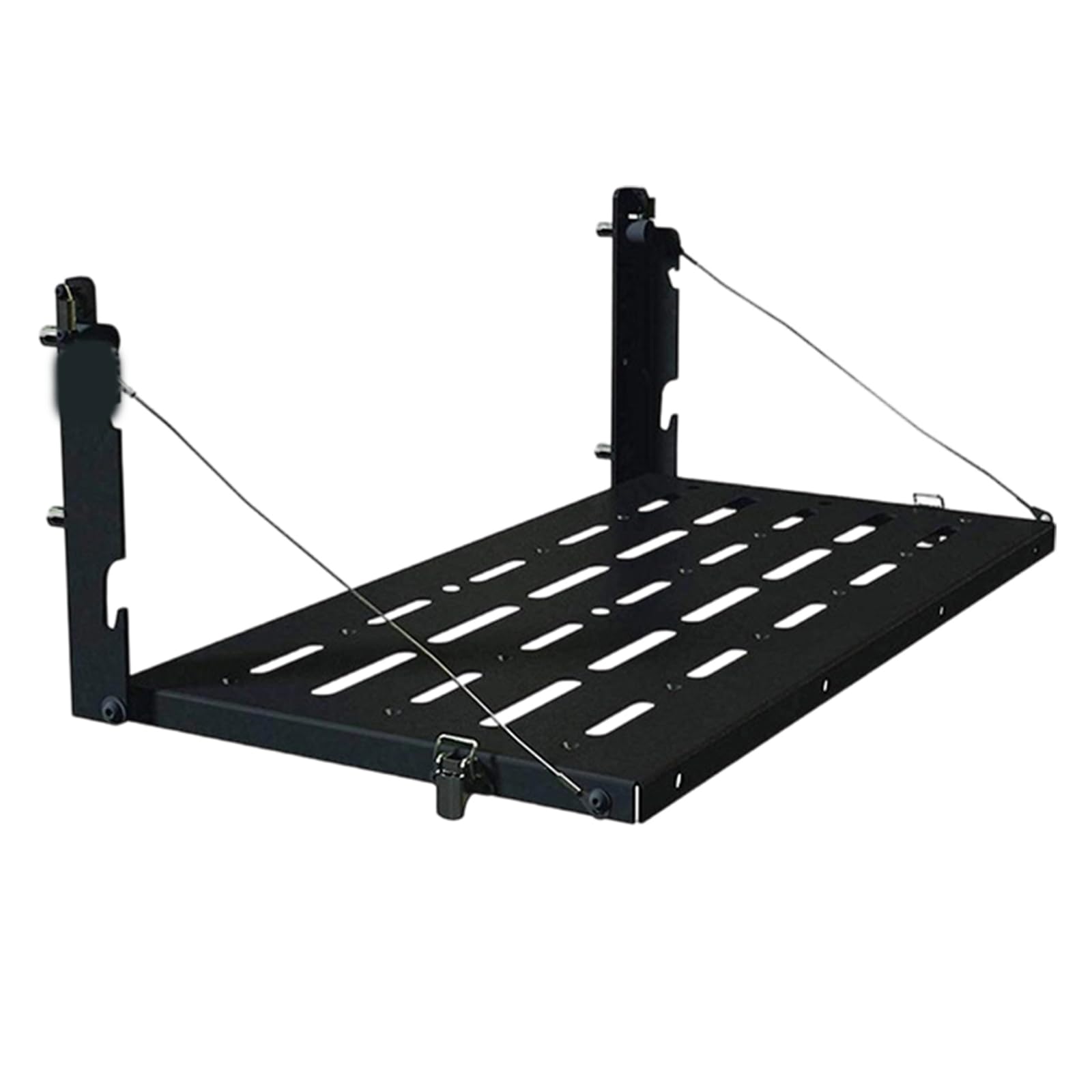 Estante de almacenamiento plegable para portón trasero para vehículos de aventura seleccionados