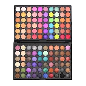 XOINLLA 120 Colors Highly Pigmented Eye Makeup Palette,Spotlight Eyeshadow Palette Natural Colors Make Up Eye Shadows Long Lasting Waterproof Eye Shadow Cosmetics Gift Kit