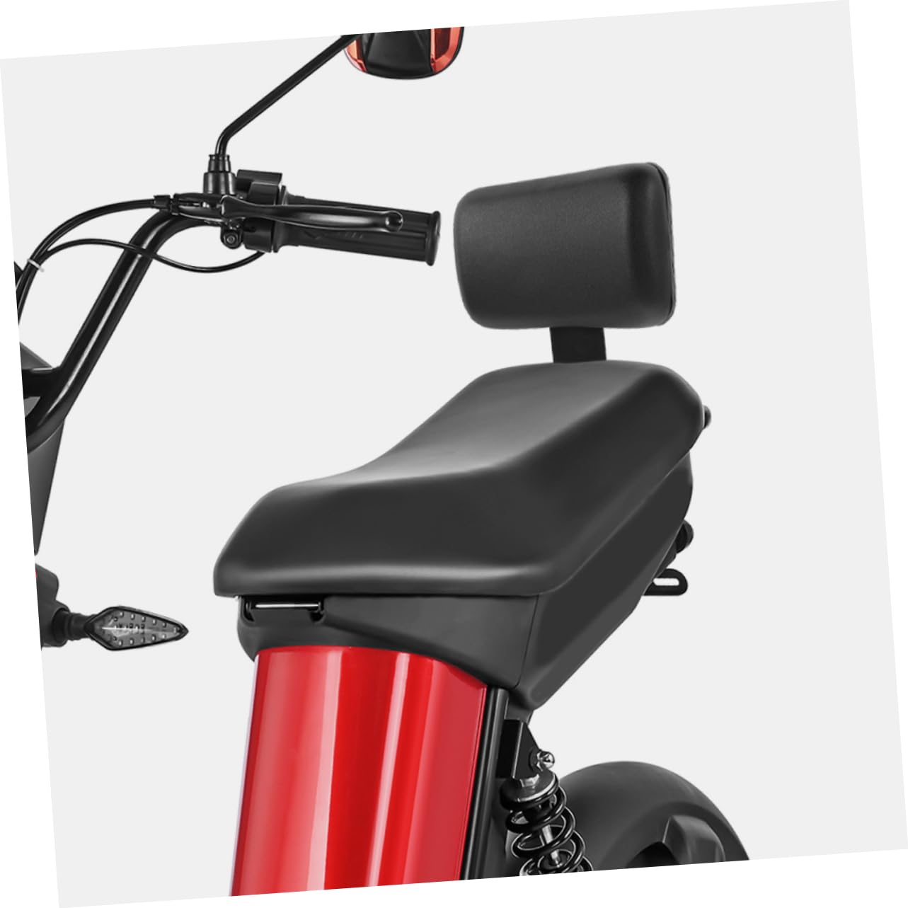 Coussin de Dossier Vélo Électrique Noir, Support Confortable, Acier | Mousse Sponge, Plastique et Acier, Entretien Facile, Design Ergonomique, Pièce de Rechange pour Siège Arrière
